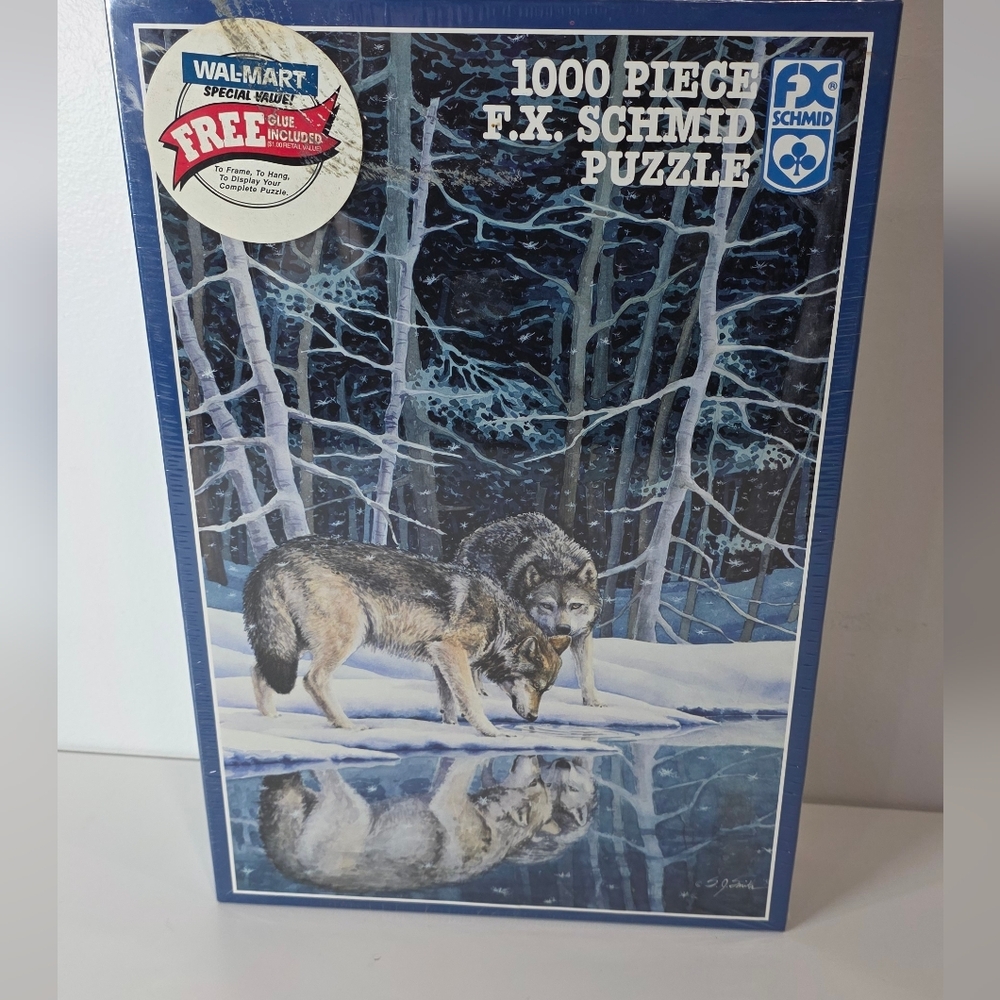 🧩 1991 Vintage Sealed Companions Jigsaw Puzzle 1000 Piece F X Schmid